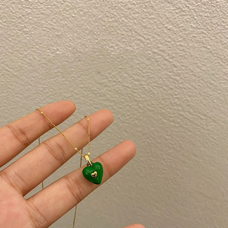 D Green Plated 18K Real Gold