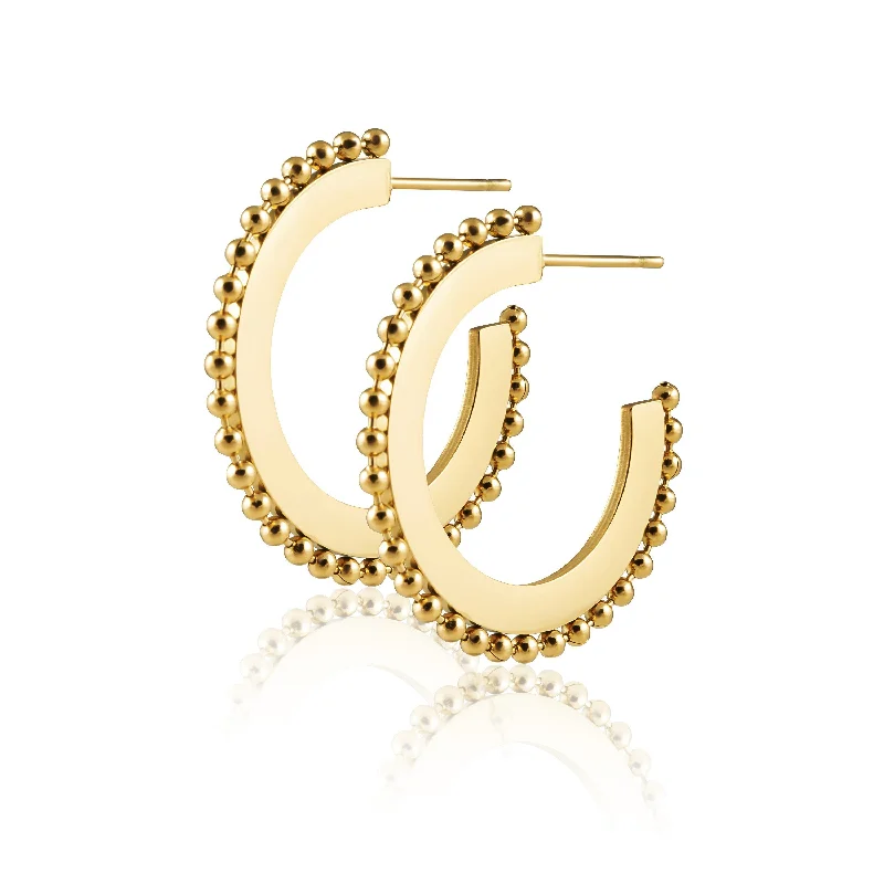 Earrings Make Guide-Jodie Studded Hoop