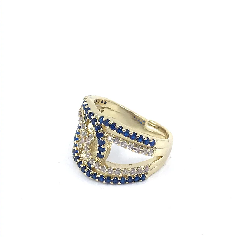 Rings Contour Variety-Gold Plated Design Ring