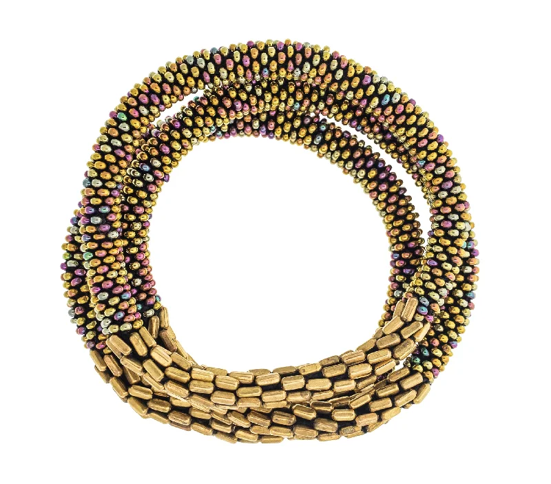 Bracelets Ensemble Tips-<br> Statement Roll-On® Bracelets <br>  Hema Brass