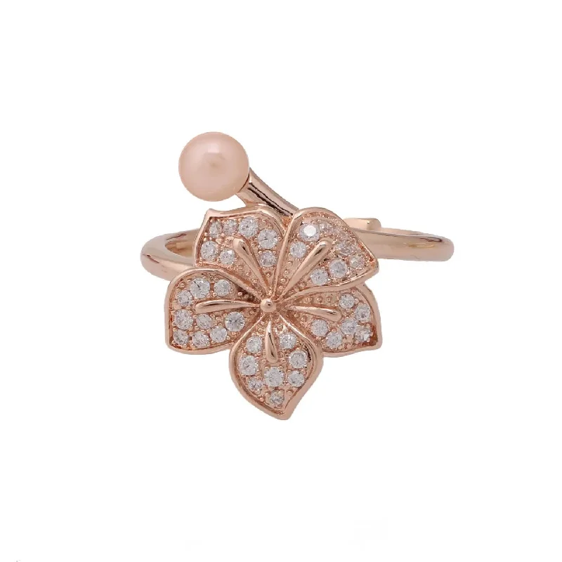 Rings For Intimate Vibes-Fancy Flower with Ball Ring