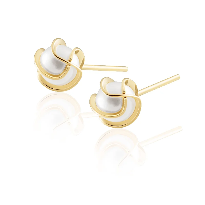 Earrings For Sand Flair-Samoa Pearl Studs