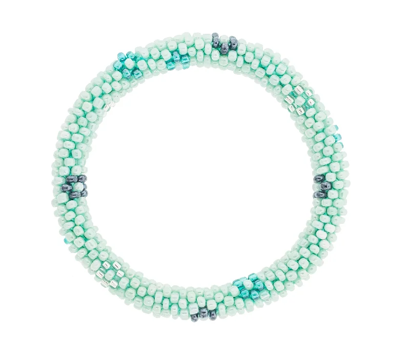 Bracelets For Fireside Nights-Rollies® (Kids) <br> Mint Chip Flower