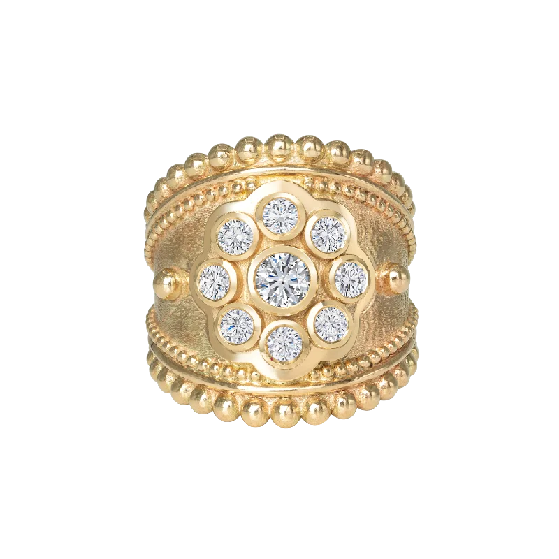 Rings Comfort Vibes-English Daisy Etruscan Ring