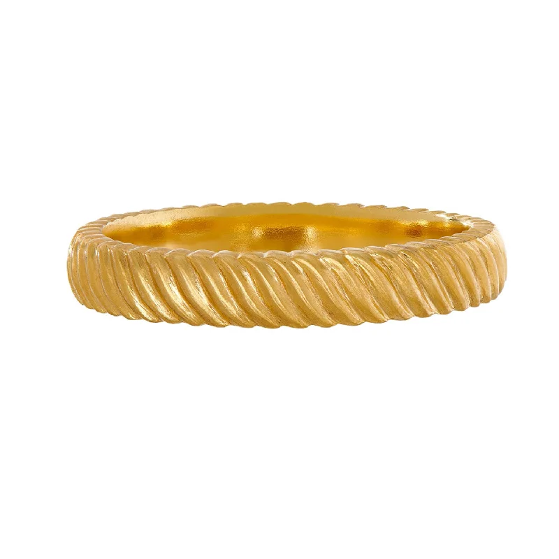 Rings For Braided Bands-La Mer Narrow Band