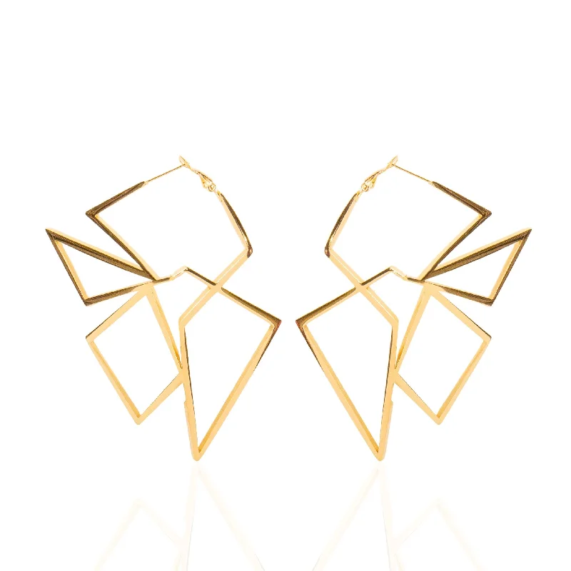 Earrings For High Impact-Nyah 14k Hoops