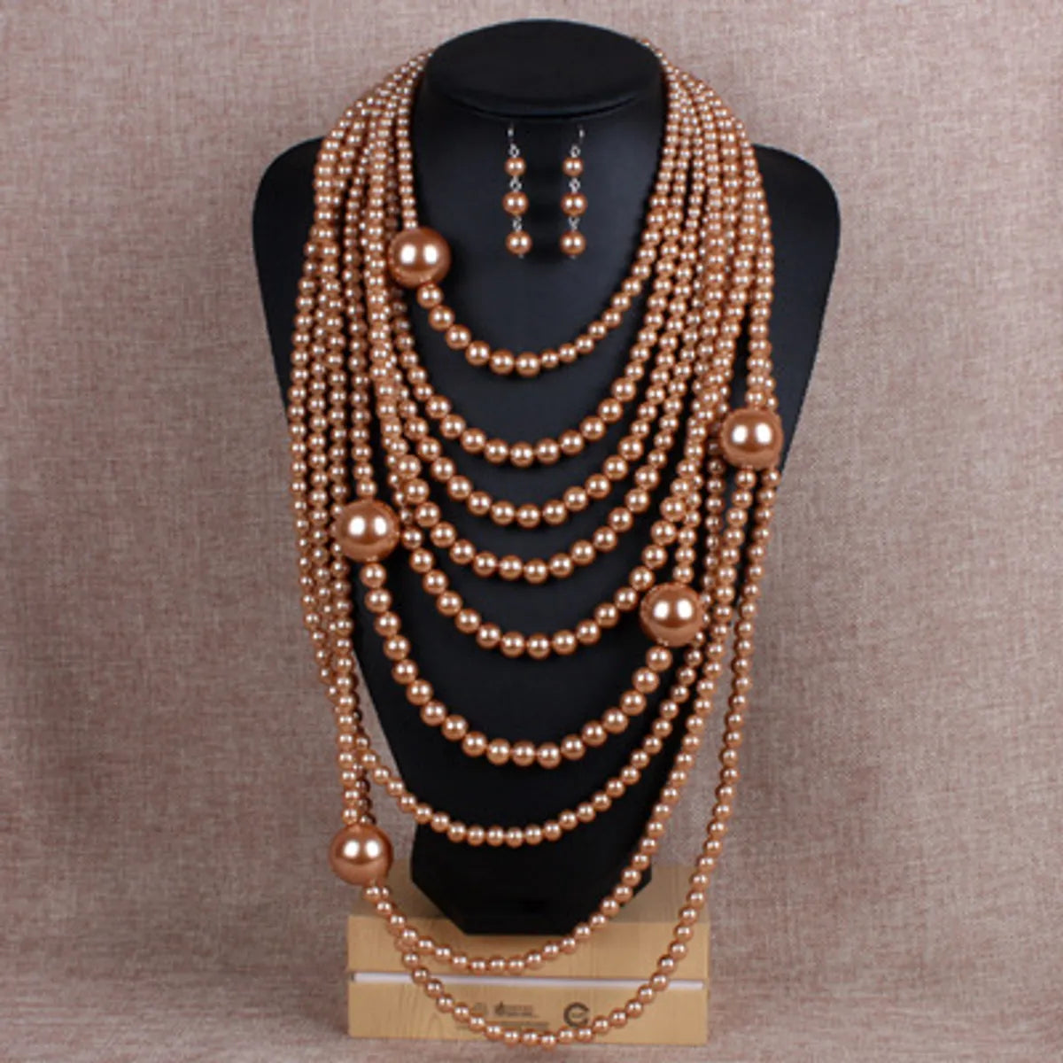 Necklaces Patch Guide-Occident And The United States Beads  Necklace Set (alloy)  Nhct0048-alloy