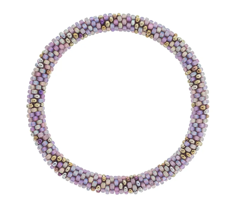 Bracelets For Cosmic Trends-8 inch Roll-On® Bracelet <br> Purple Geode