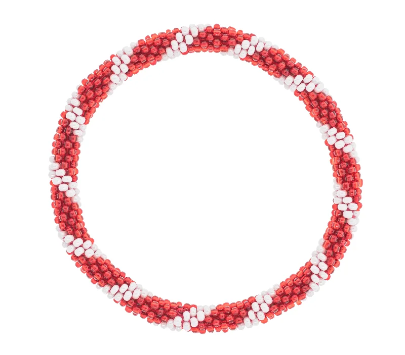 Sleek Bracelets For Purity-8 inch Roll-On® Bracelet <br> Candy Cane