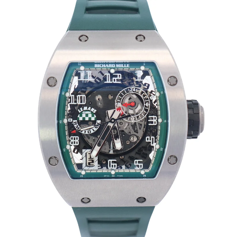 Watches For Curved Wrists-Watches For Long Wrists-Richard Mille RM010 Le Mans 39mm Skeleton Dial Watch Ref# RM010