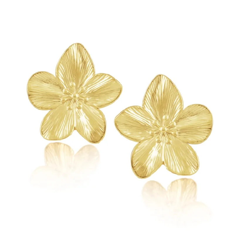 Earrings For Lounge Looks-Darla Flower Earring