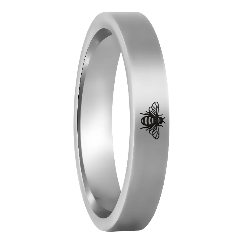 Rings Forging Stories-Bee Tungsten Women's Wedding Band