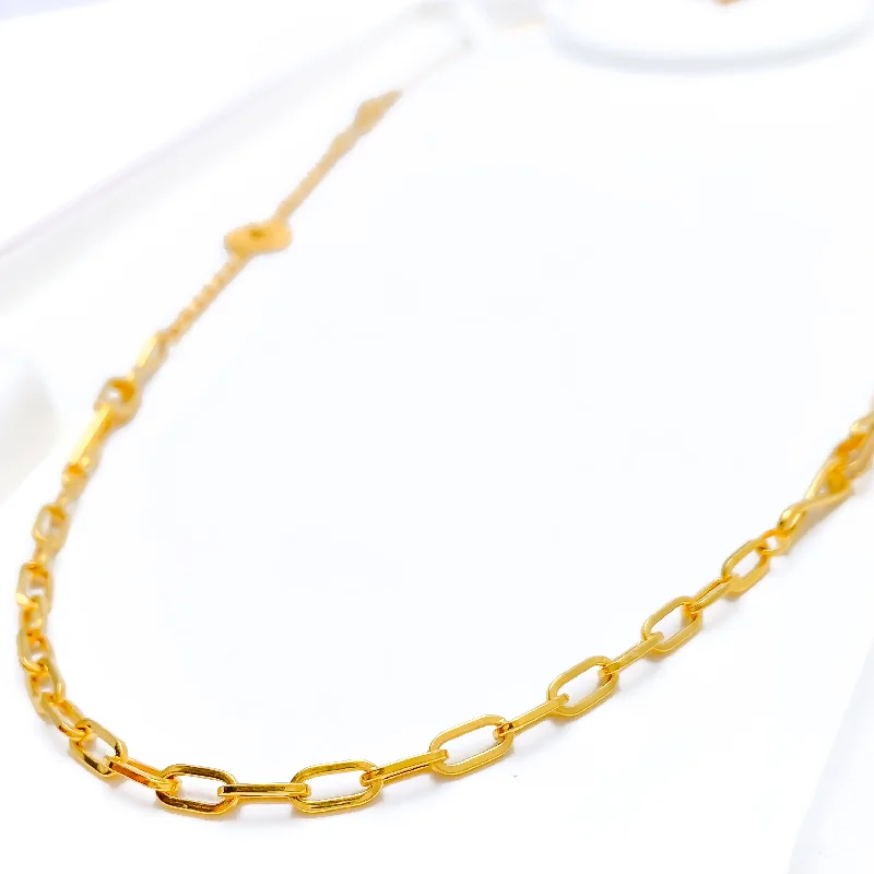 Best Fast Necklaces-Versatile Glamorous 21k Gold CZ Long Necklace