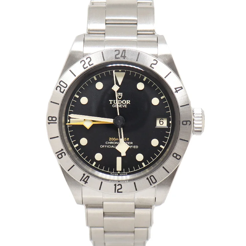 Mild Watches For Peace-Simple Watches For Ease-Tudor Black Bay 39mm Black Dial Watch Ref# 79470