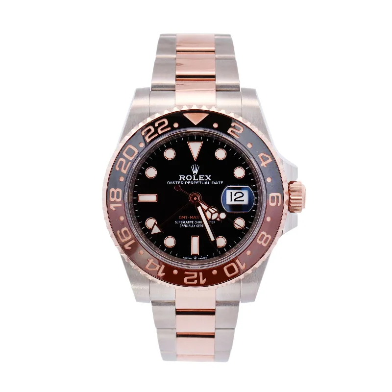 Watches For Full Arms-Watches For Wide Wrists-Rolex GMT-Master II 40mm Black Dial Watch Ref# 126711CHNR