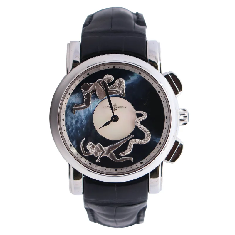 Watches For Rural Flair-Watches For Rural Style-Ulysse Nardin San Marco 42mm MOP Dial Watch Ref# 769-80