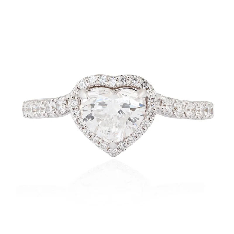 Best Zesty Rings-Heart Shape Diamond Ring: Celebrate Love