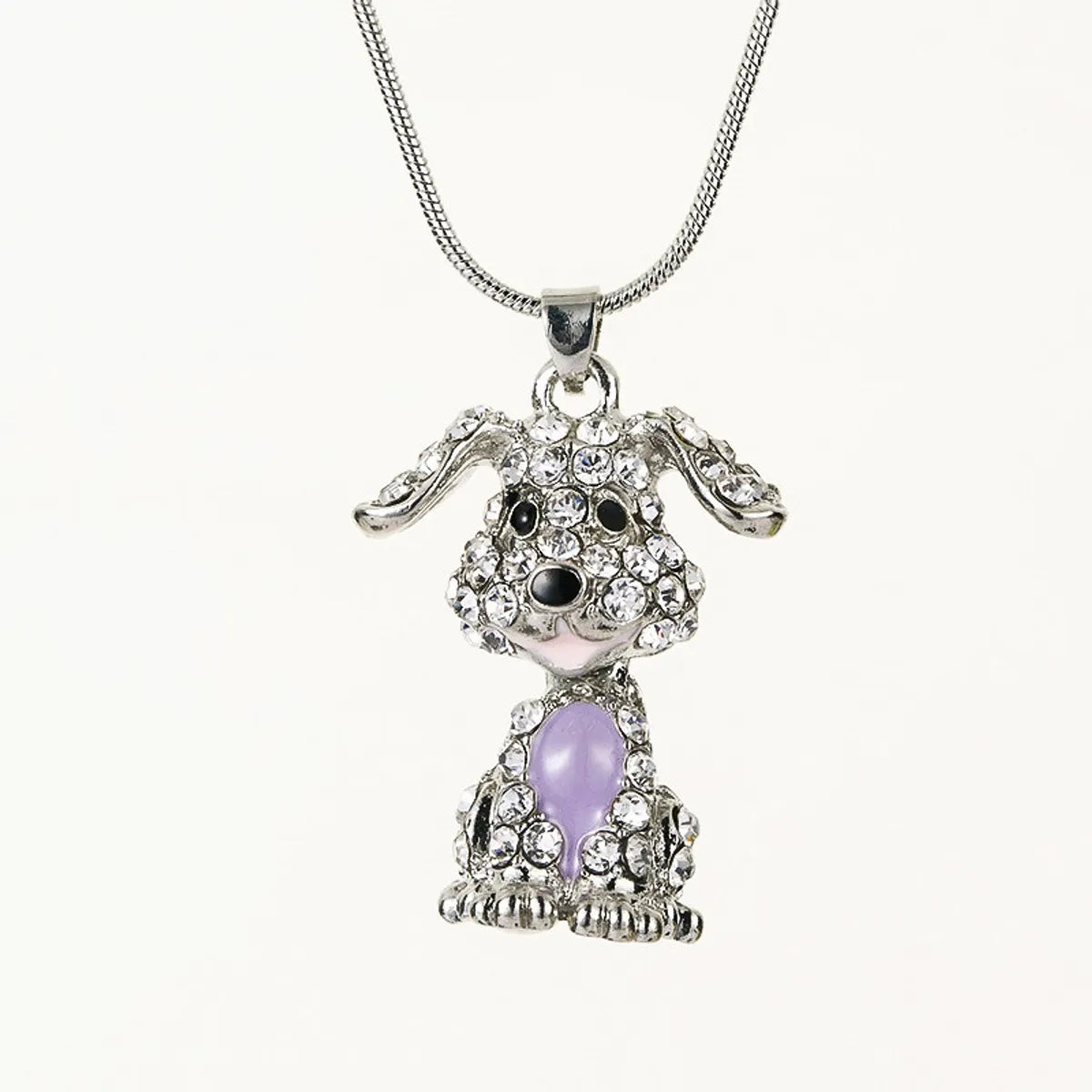 Necklaces Bulk Guide-Elegant Cute Streetwear Dog Rhinestones Alloy Wholesale Pendant Necklace