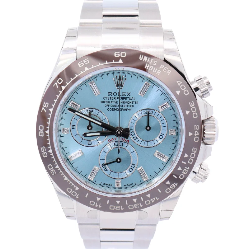 Watches For Blend Metals-Watches For Mixed Metals-Rolex Daytona 40mm Blue Dial Watch Ref# 116506