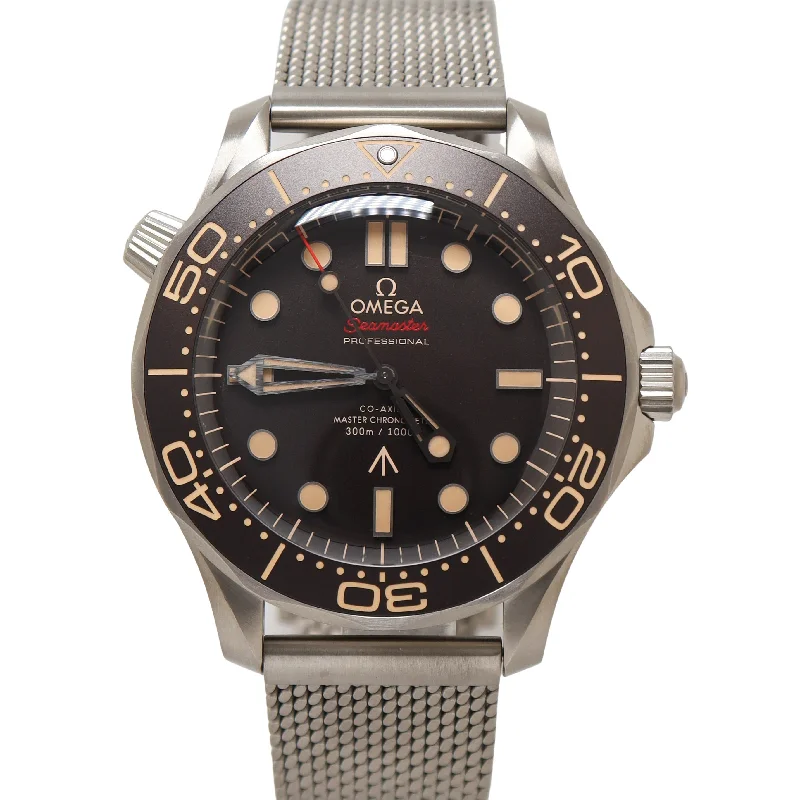 Watches For Full Cuffs-Watches For Long Sleeves-Omega Seamaster 42mm Brown Dial Watch Ref# 210.90.42.20.01.001