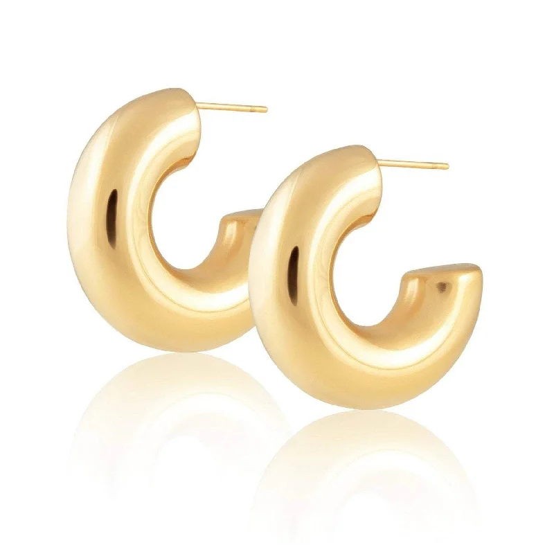 Earrings For Vintage Fans-Jojo Tube Hoop