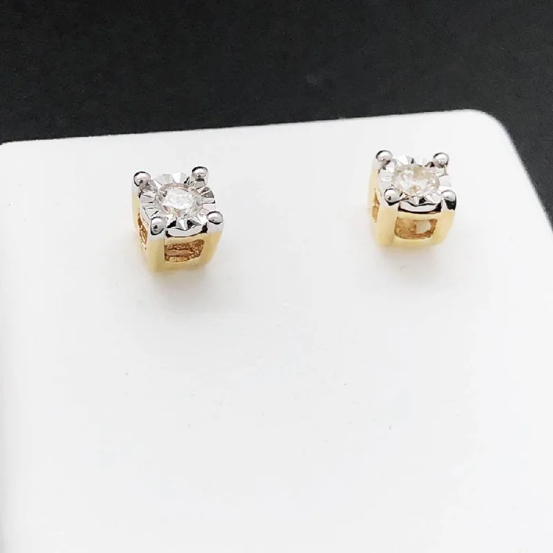 Earrings For Misty Wear-Fanook Stud Diamond Earrings .20cttw 10K Gold