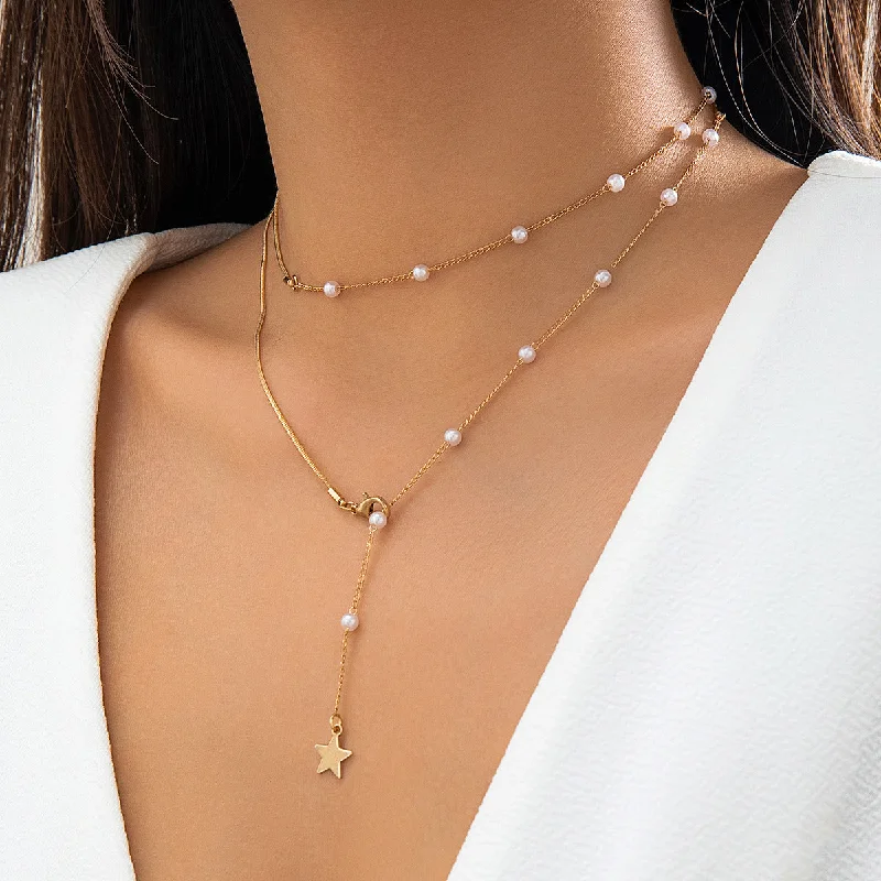 Five-Pointed Star Necklace