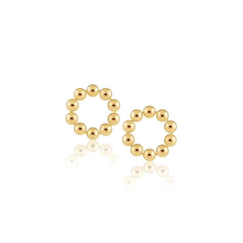 Earrings For Broad Cheeks-Lolita Mini Hoop