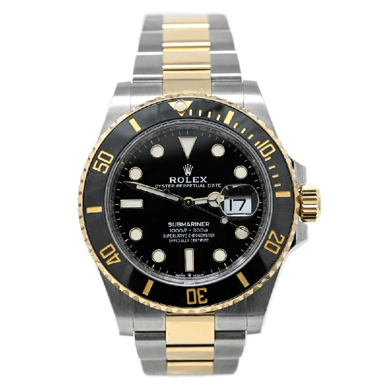 Watches For Still Nights-Watches For Relaxed Days-Rolex Submariner 41mm Black Dial Watch Ref# 126613LN